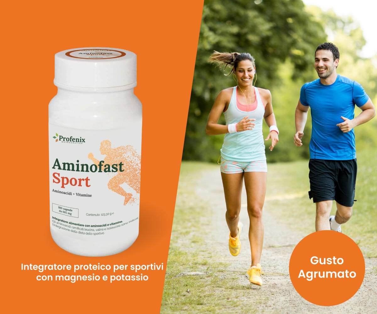 AMINOFAST SPORT Integratore proteico per sportivi con magnesio e potassio