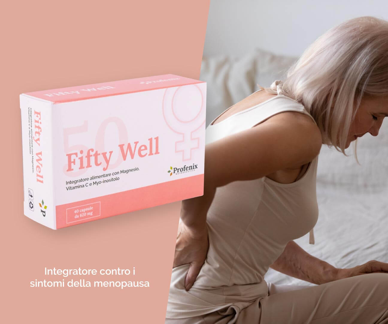 FIFTY WELL integratore contro i sintomi della menopausa